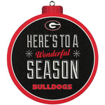 Georgia Bulldogs 3D Logo Series Ornament