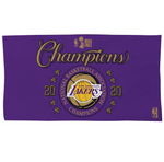 Los Angeles Lakers WinCraft 2020 NBA Finals Champions Locker Room 22'' x 42'' On-Court Celebration Double-Sided Towel