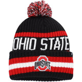 Ohio State Buckeyes '47 Bering Cuffed Knit Hat with Pom - Black