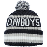 Dallas Cowboys Men's '47 Navy Bering Cuffed Knit Hat with Pom