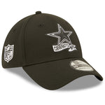 Dallas Cowboys New Era BLK 2022 Sideline 39THIRTY Flex Hat - Black