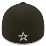 Dallas Cowboys New Era BLK 2022 Sideline 39THIRTY Flex Hat - Black