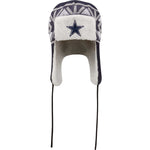Dallas Cowboys New Era Knit Trapper Hat - Navy