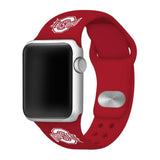 Ohio State Buckeyes Scarlet Apple Watch Band