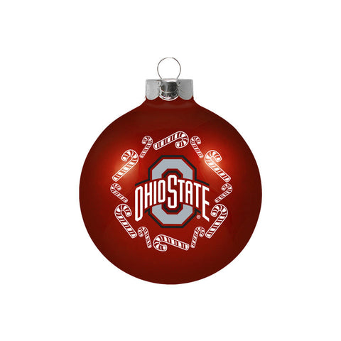 Ohio State Buckeyes 2 5/8-inch Christmas Ornament - Red