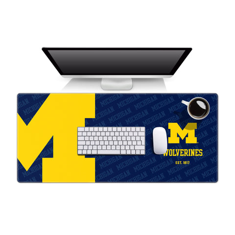 Michigan Wolverines Logo Series Desk Pad