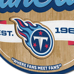 Tennessee Titans 3D Fan Cave Sign