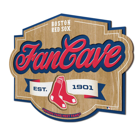 Boston Red Sox 3D Fan Cave Sign