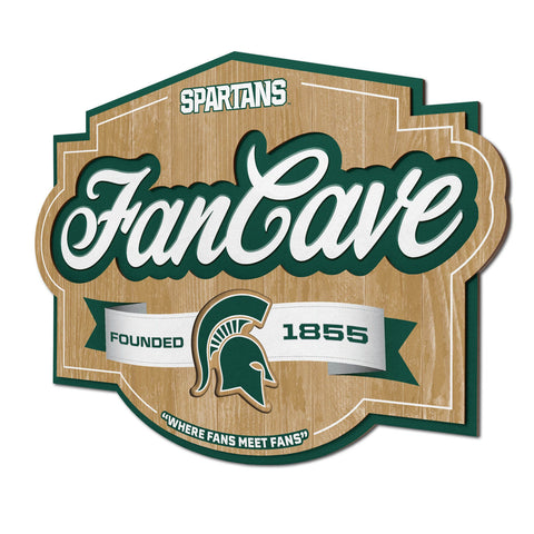 Michigan State Spartans 3D Fan Cave Sign