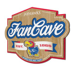 Kansas Jayhawks 3D Fan Cave Sign