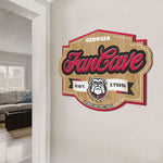Georgia Bulldogs 3D Fan Cave Sign