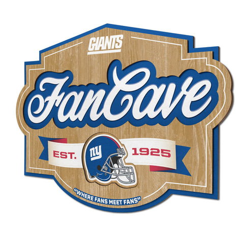 New York Giants 3D Fan Cave Sign
