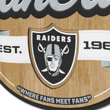 Las Vegas Raiders 3D Fan Cave Sign