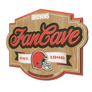 Cleveland Browns 3D Fan Cave Sign