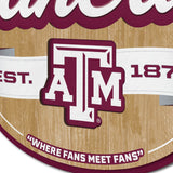 Texas A&M Aggies 3D Fan Cave Sign