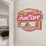 Ohio State Buckeyes 3D Fan Cave Sign