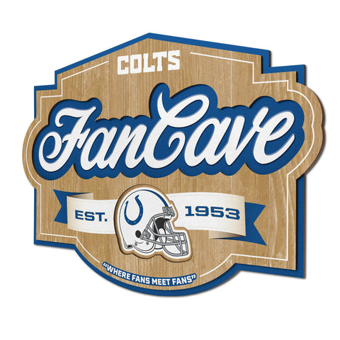 Indianapolis Colts 3D Fan Cave Sign