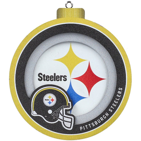 Pittsburgh Steelers 3D Logo Series Ornament