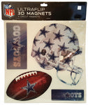 Dallas Cowboys Ultraflip 3D Magnets-4 piece