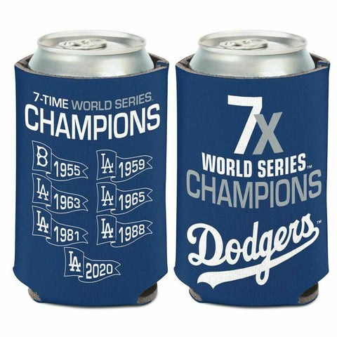 Los Angeles Dodgers 7X World Champions Can Cooler