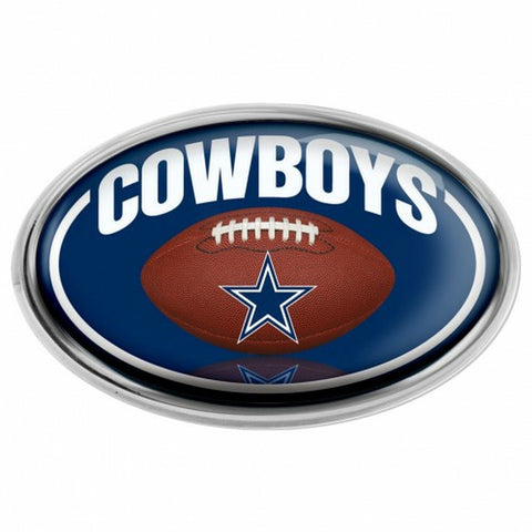 Dallas Cowboys Chrome Metal Domed Emblem