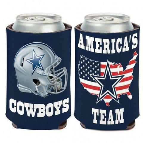 Dallas Cowboys Slogan Can Cooler