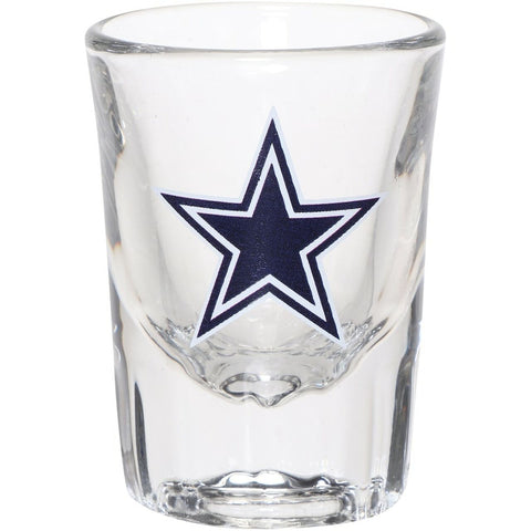 Dallas Cowboys Fluted 2 oz Shot Glass