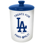 Los Angeles Dodgers Pet Treat Canister