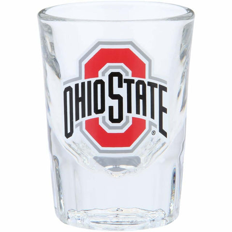 Ohio State Buckeyes 2 oz. Fluted Shot Glass