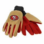 San Francisco 49ers Men's Colored Palm Utility Gloves