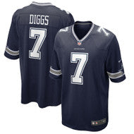 Dallas Cowboys Men's Nike Trevon Diggs Navy Game Jersey