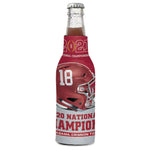 Alabama Crimson 2020 National Champions Slogan 12oz. Bottle Cooler