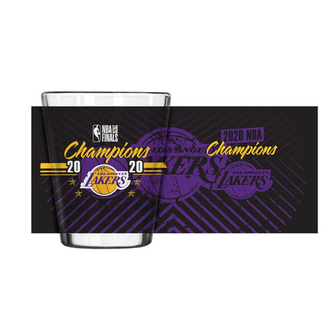 Los Angeles Lakers 2020 NBA Champions Logo 2oz Sublimated Shot Glass