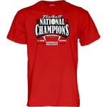 Georgia Bulldogs Blue 84 College Football Playoff 2021 National Champions  T-Shirt
